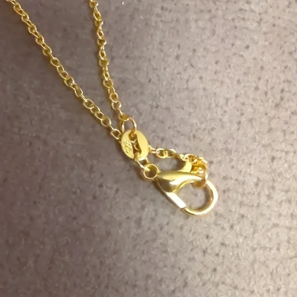 Dior Gold And Tiffany Blue Charm On Gold Chain- Repurposed - Picture 4 of 5